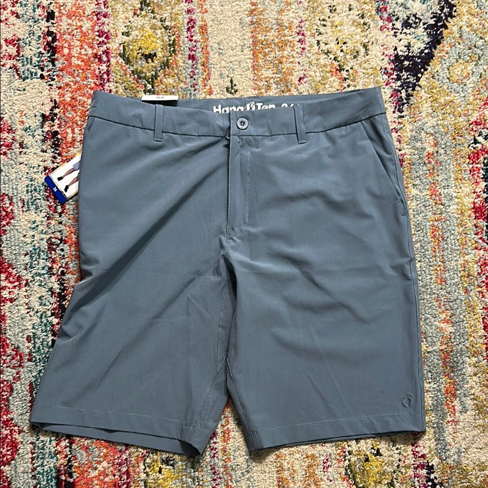 NWT • hang ten •_quick tie hybrid short